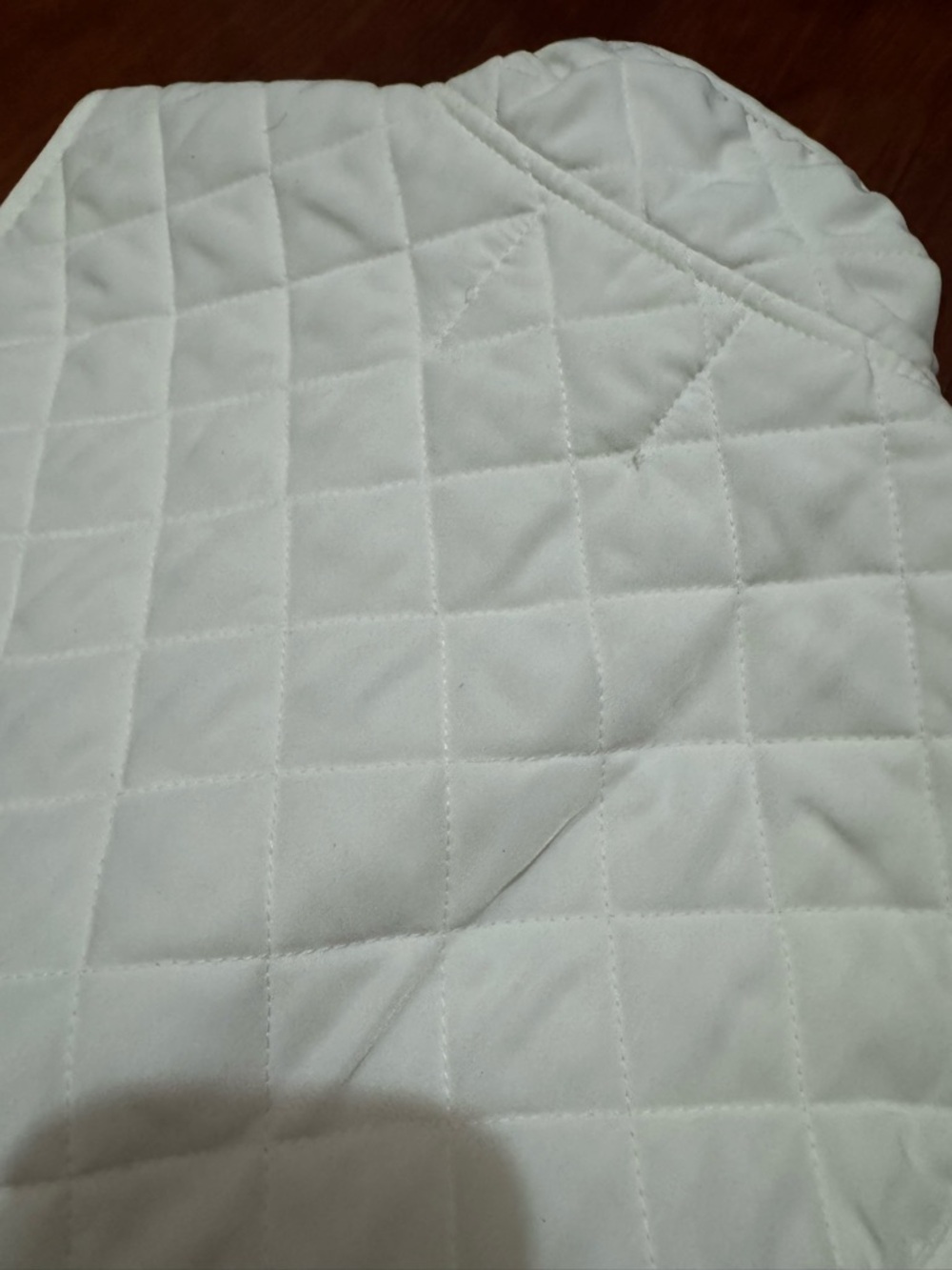 Cambridge Dry Goods White Quilted Sleeveless Vest - Picture 7 of 13